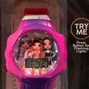 NWT Rainbow High Flashing LCD Watch